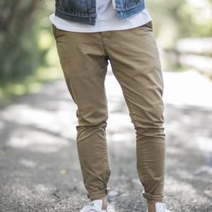 Tailored Cotton Chino Pants