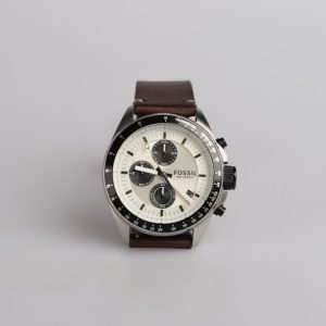 Retro Square Case Leather Watch